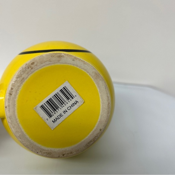 Smiley Face Coffee Mug Happy Face Emoji Yellow soup bowl No Stains Or Chips - Picture 8 of 10